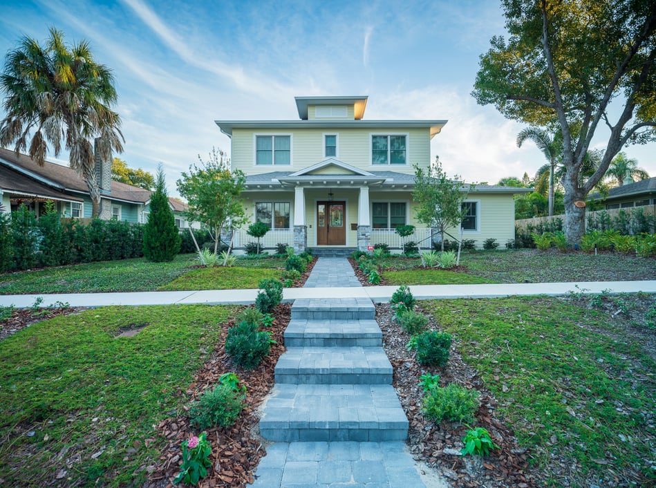 Residential landscape front of house 5