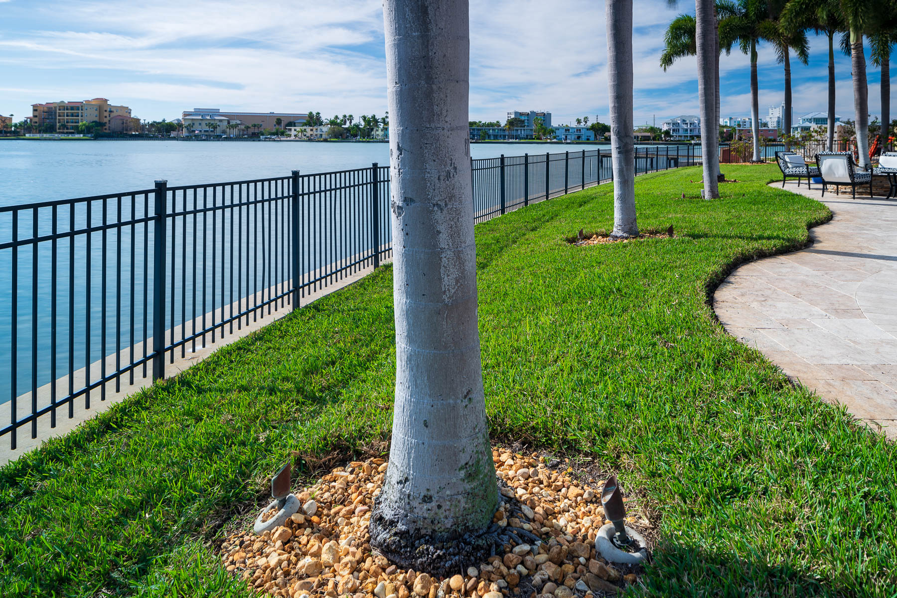 HOA common area landscape maintenance near water 1